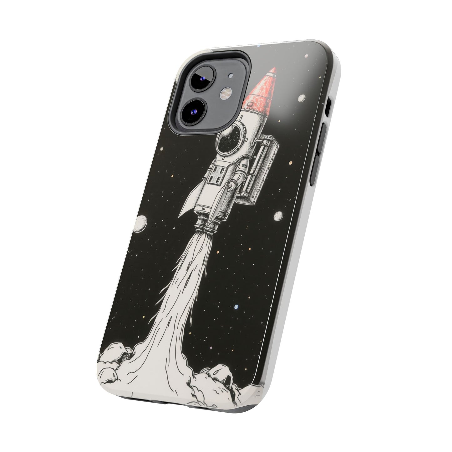 Cool Tough Phone Case for iPhone - Astro-Rocket Bond