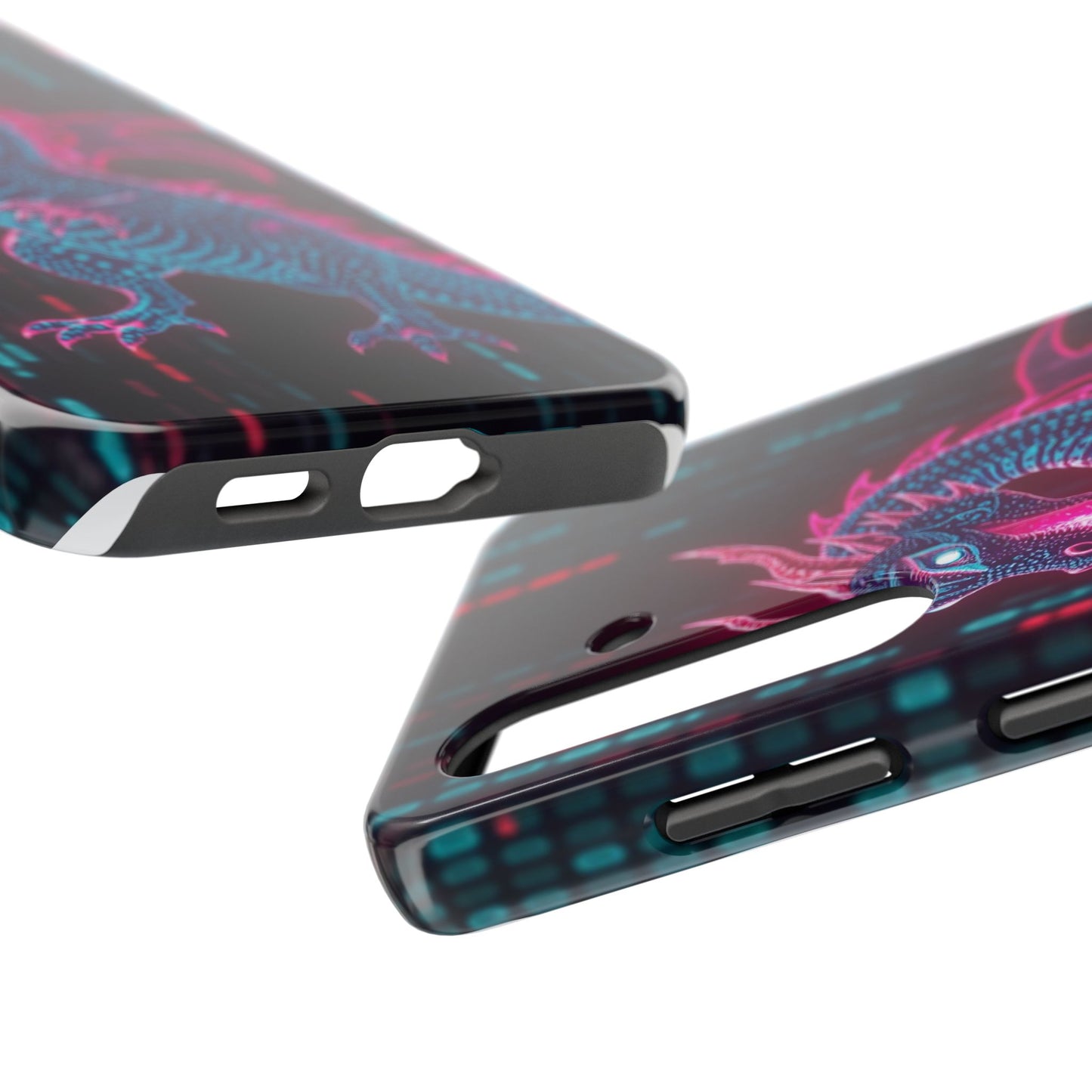 Electrifying Dragon Phone Case - Tough, Stylish Protection for Fantasy Lovers