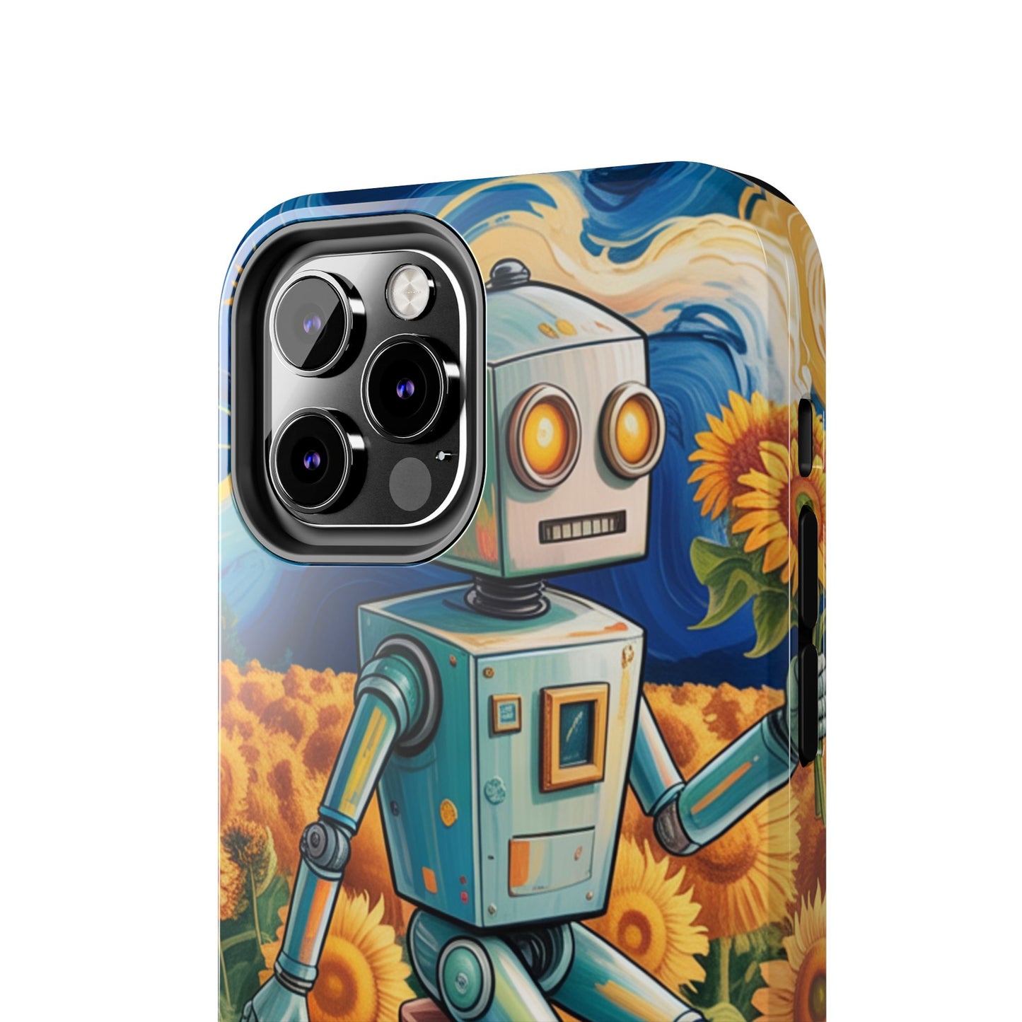 Robot Cycle Tough Phone Case - Durable & Unique Design