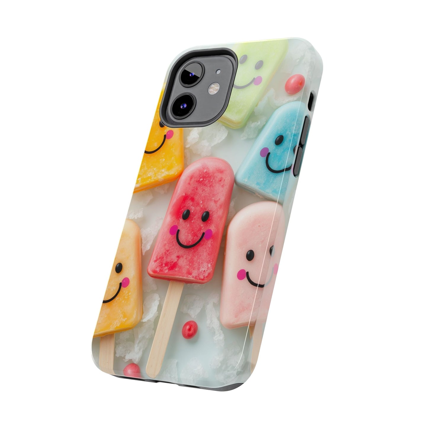 Cute Smile Popsicle Tough Phone Case - Fun Protection for Your Device