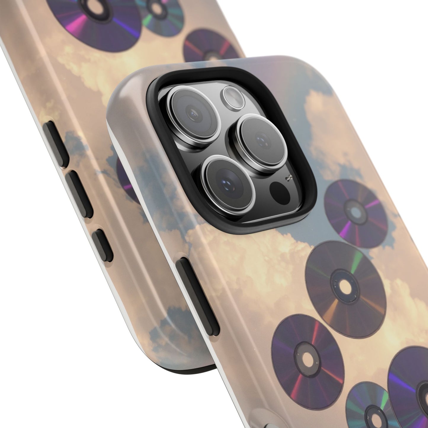 Vibrant Cloud CD Tough Phone Case - Durable and Stylish