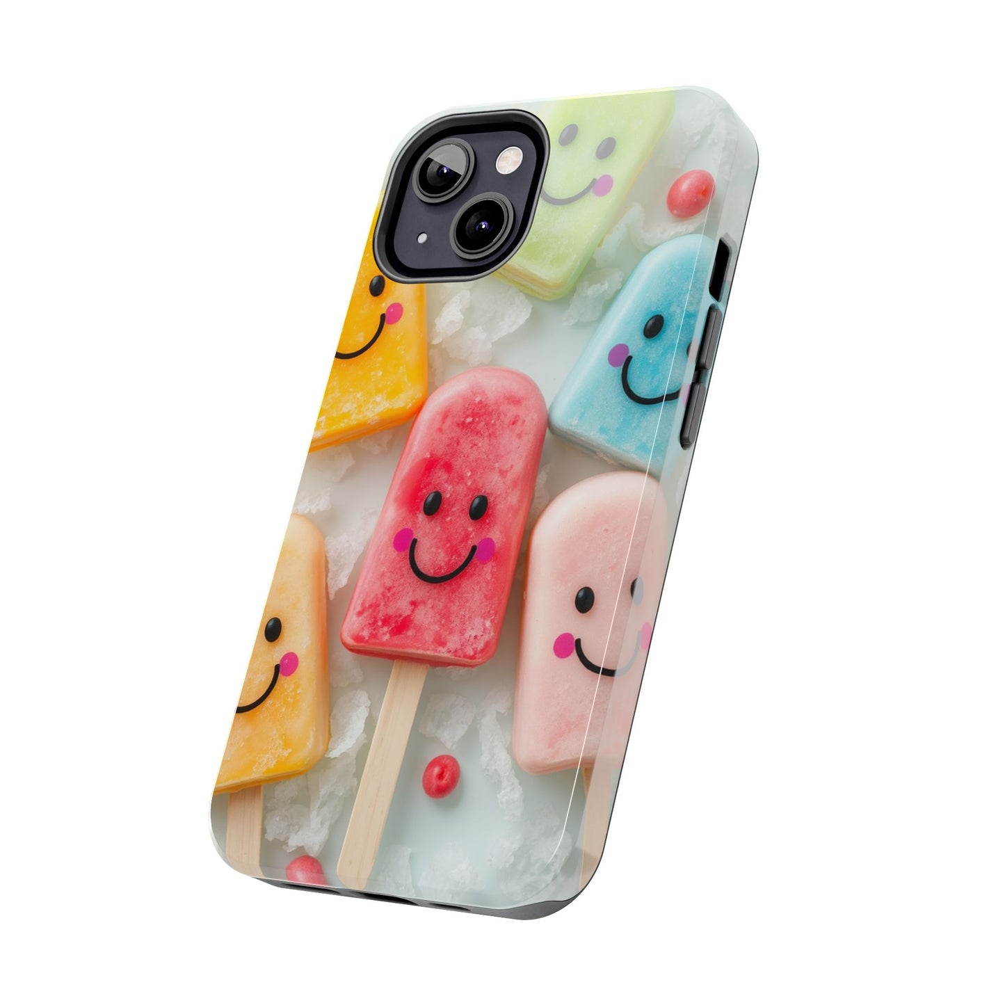 Cute Smile Popsicle Tough Phone Case - Fun Protection for Your Device