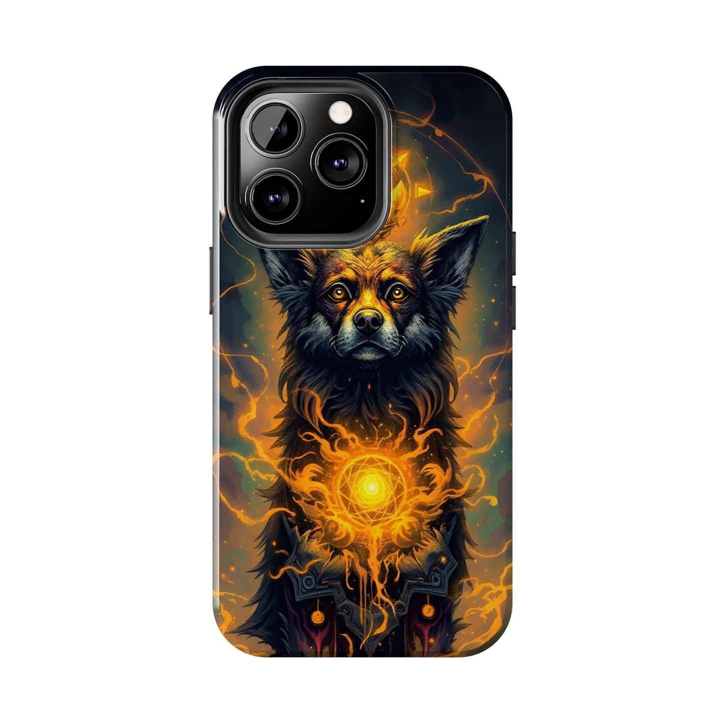 Mystical Dog of Light - Tough Phone Case - Durable Protection with Inspired Artwork - for iPhone