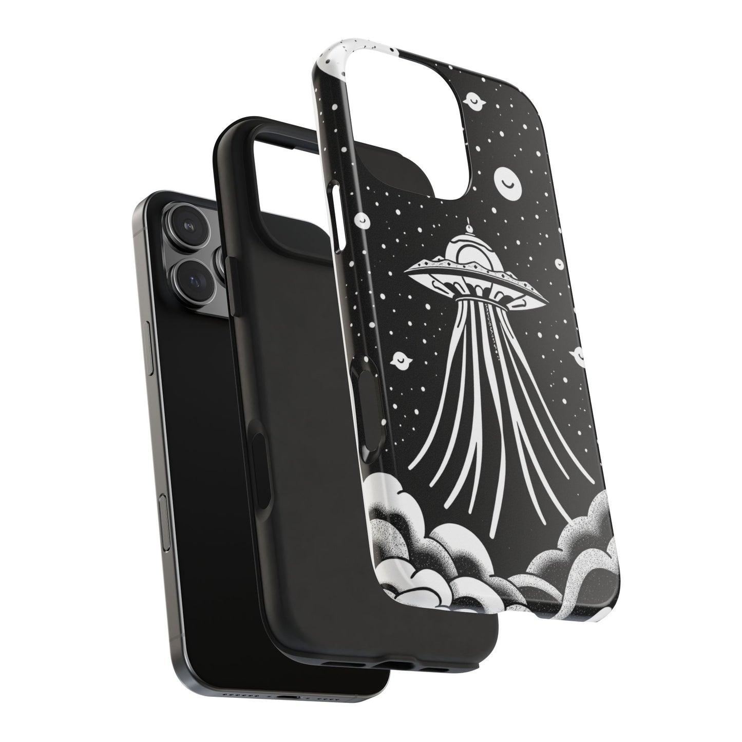 Galaxy UFO Tough Phone Case - Durable Protection with Unique Space Design