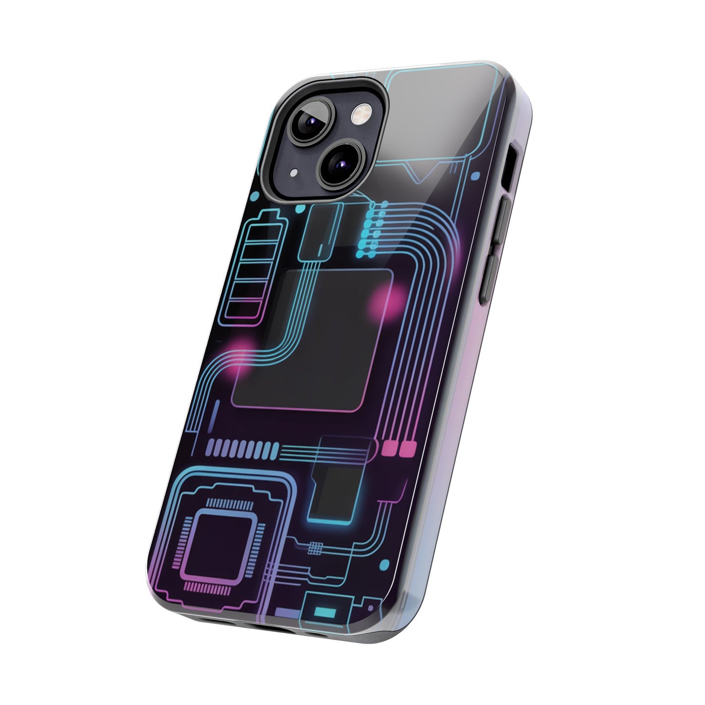 Cyberpunk Circuits Tough Phone Case