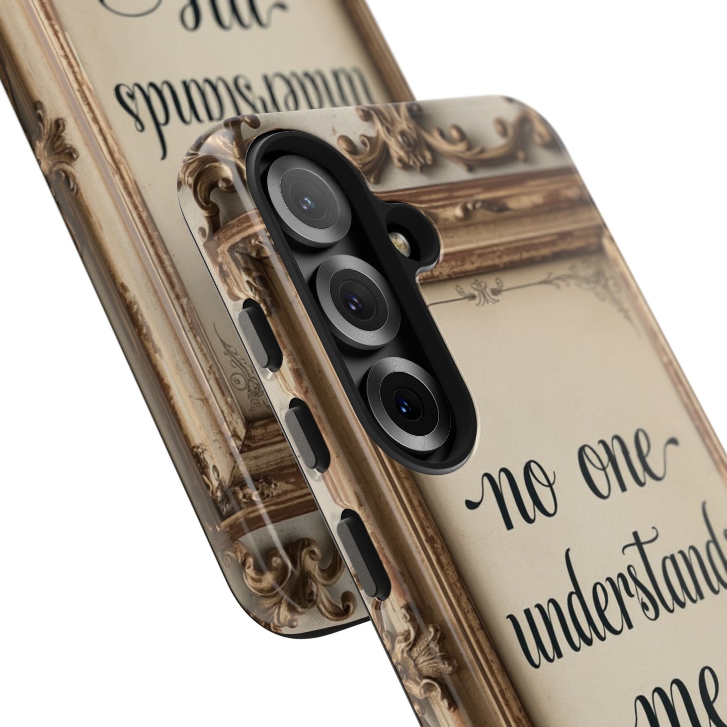 Personalized Tough Phone Case - "No One Understands Me" Design