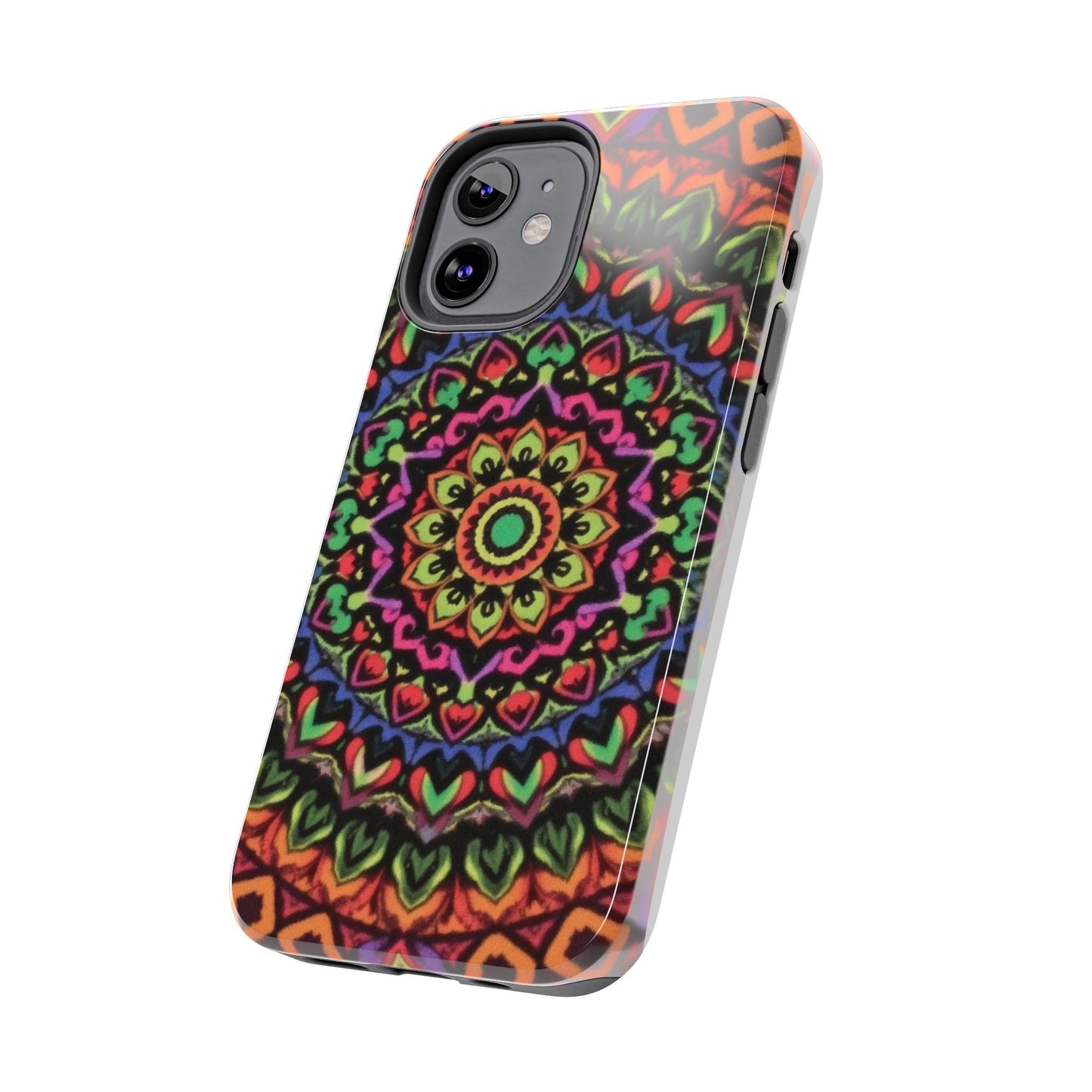 Colorful Mandala Tough Phone Case - Vibrant Designs for Trendy Protection - for iPhone