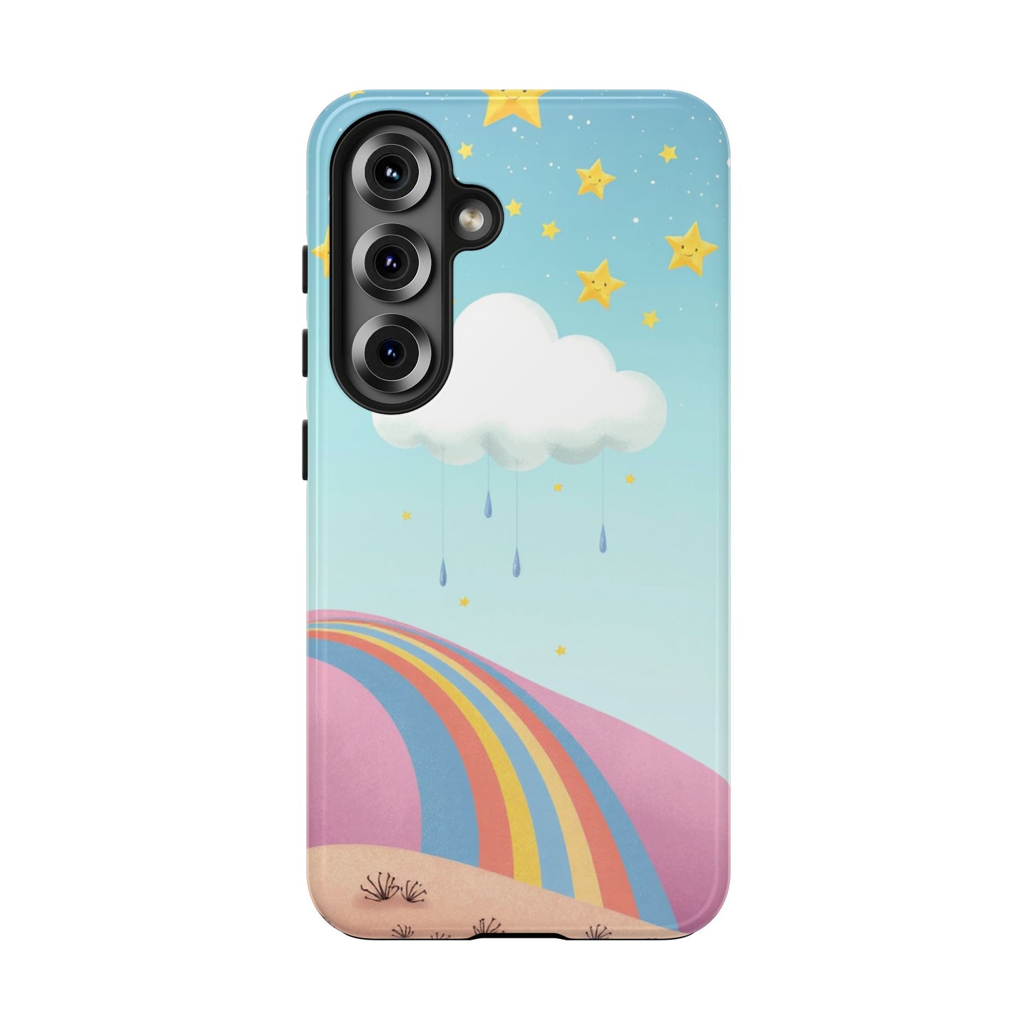 Colorful Rainbow Phone Case - Durable Tough Design for Adventurers