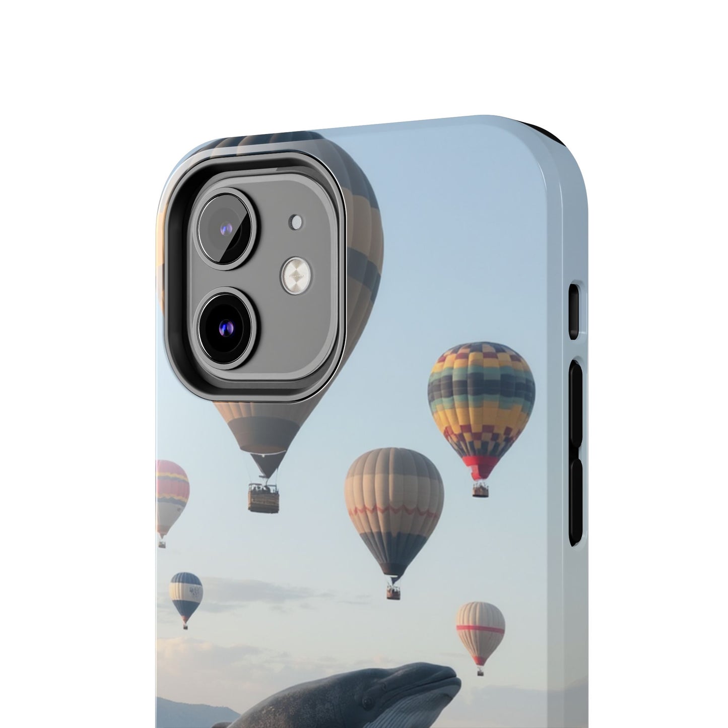 Whale Hot Air Balloon Tough Phone Case - Adventure & Nature Lovers