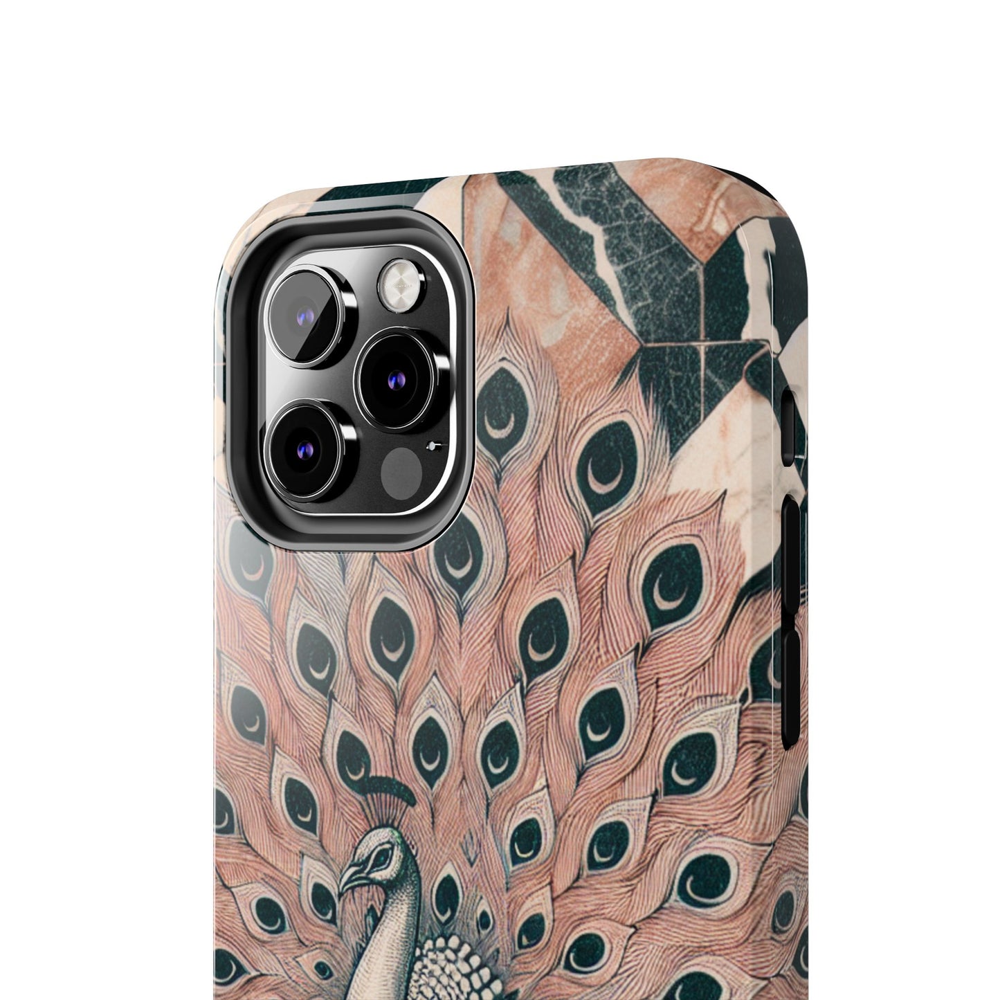 Peacock Tough Phone Case | Stylish & Durable Artwork - for iPhone