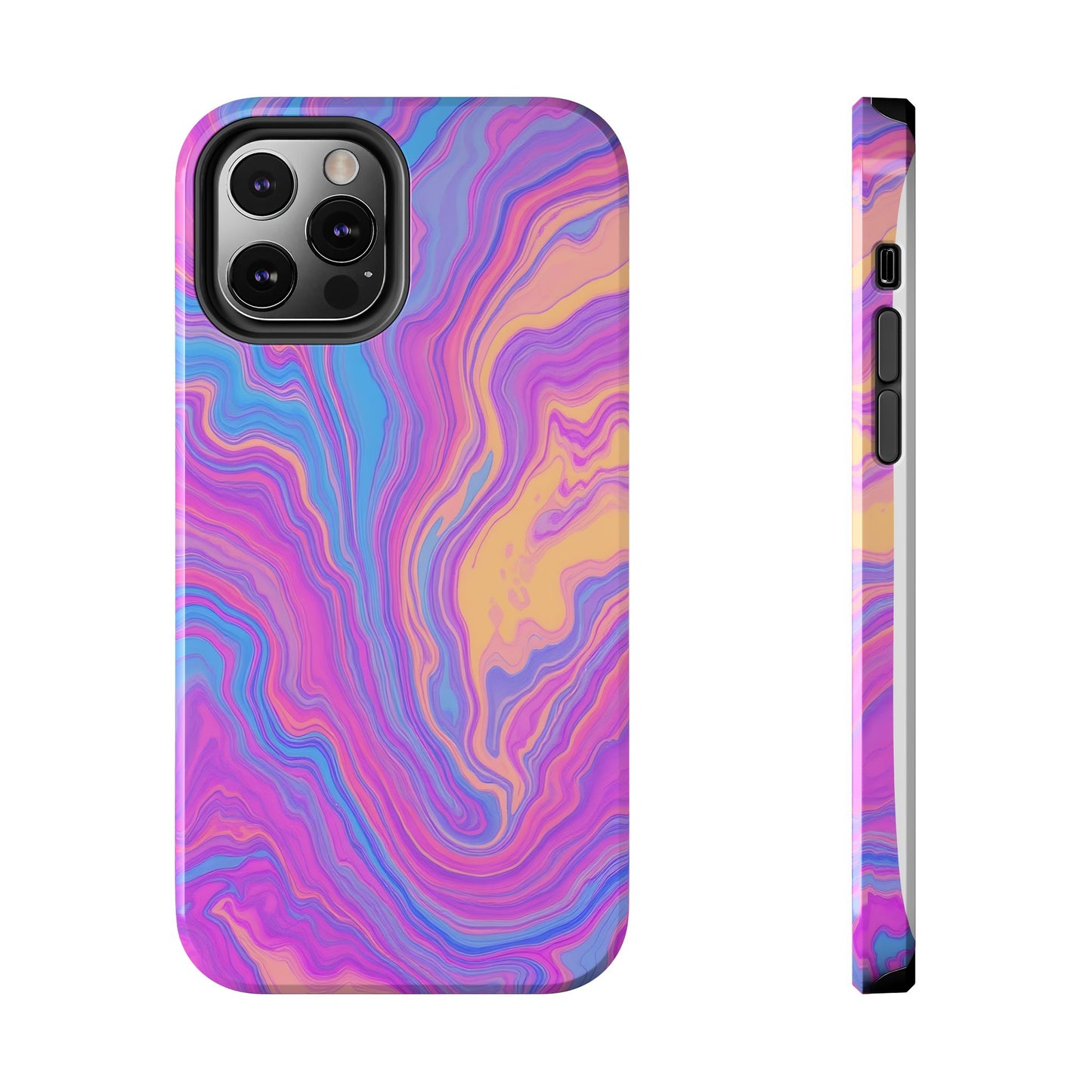 Pop Art Liquid Texture Marble Phone Case - Tough & Stylish Design - for iPhone