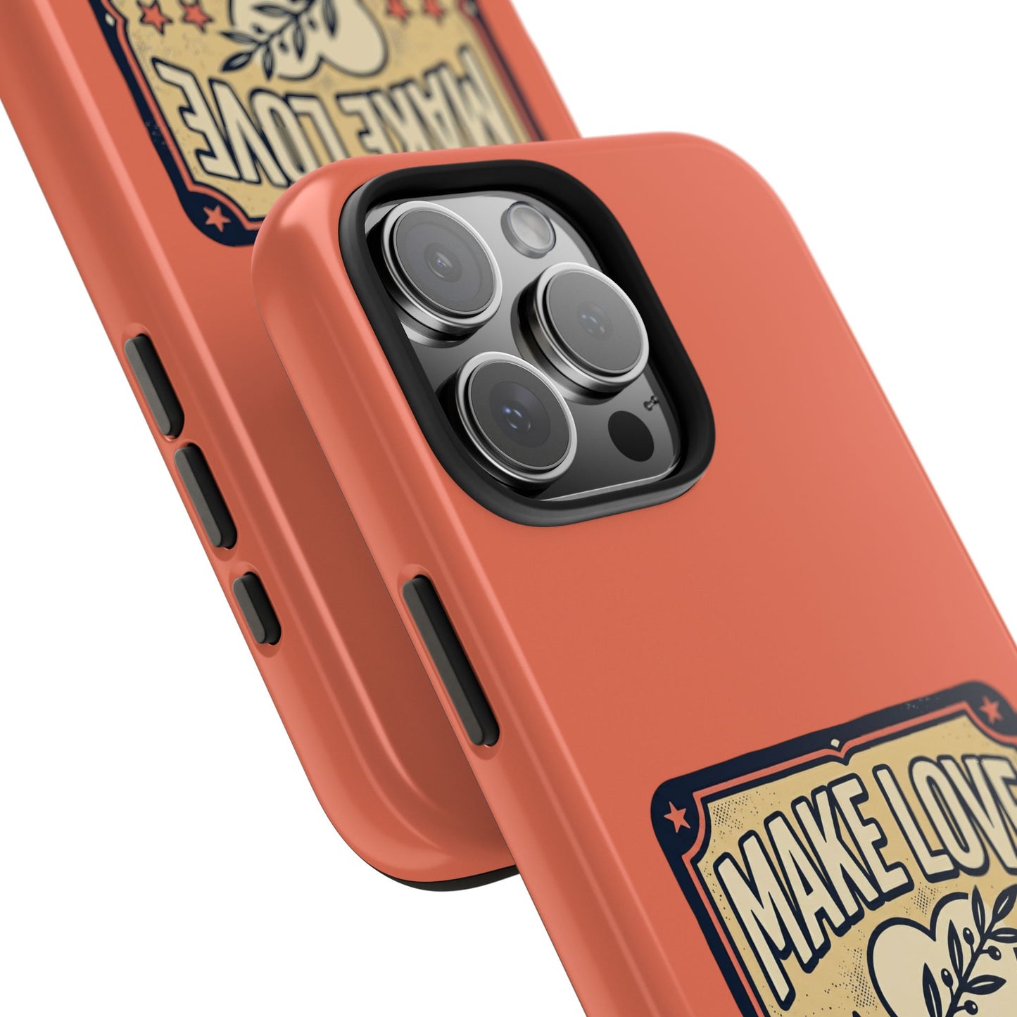 Make Love Not War Tough Phone Case for iPhone