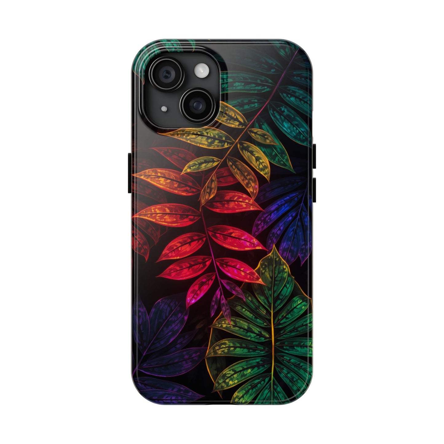 Vibrant Tropical Leaf Tough Phone Case