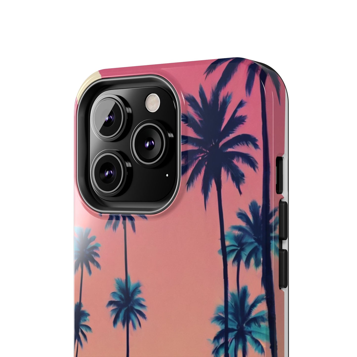 Tropical Beach Vibe Tough Phone Case - Vintage Van Design - for iPhone