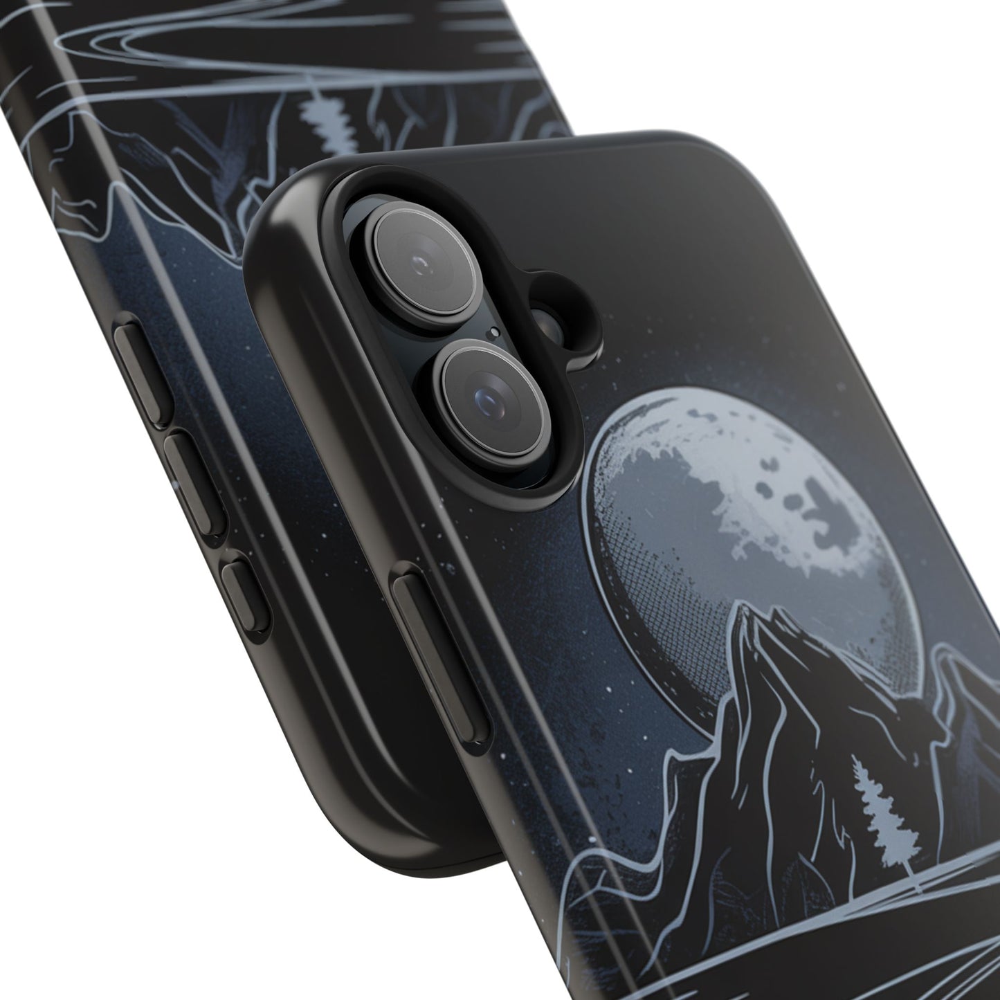 Moonlit Mountain Tough Phone Case Dark Fantasy