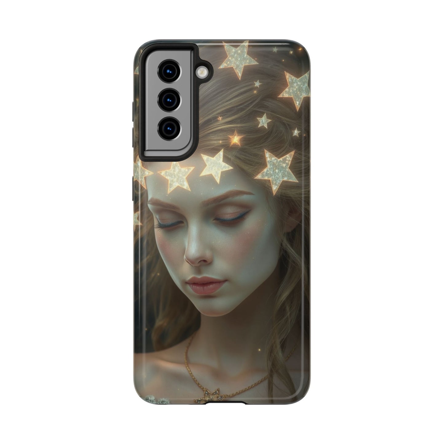 Celestial Dream Tough Phone Case - Artistic Starry Design for Style Enthusiasts