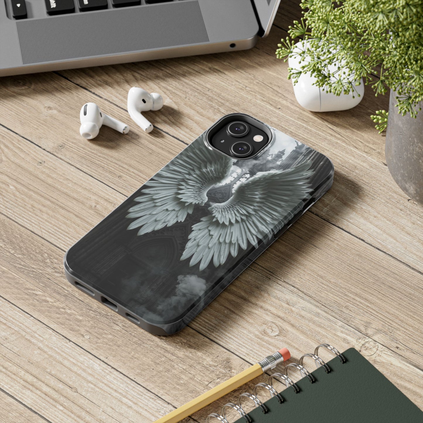 Angel Wings Tough Phone Case - Durable & Stylish Protection for Creatives
