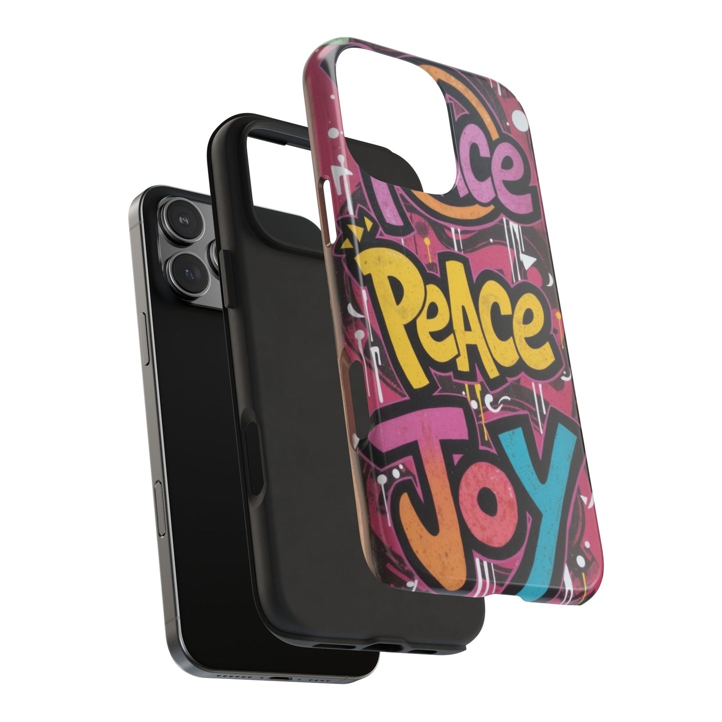 Colorful Peace Joy Tough Phone Case