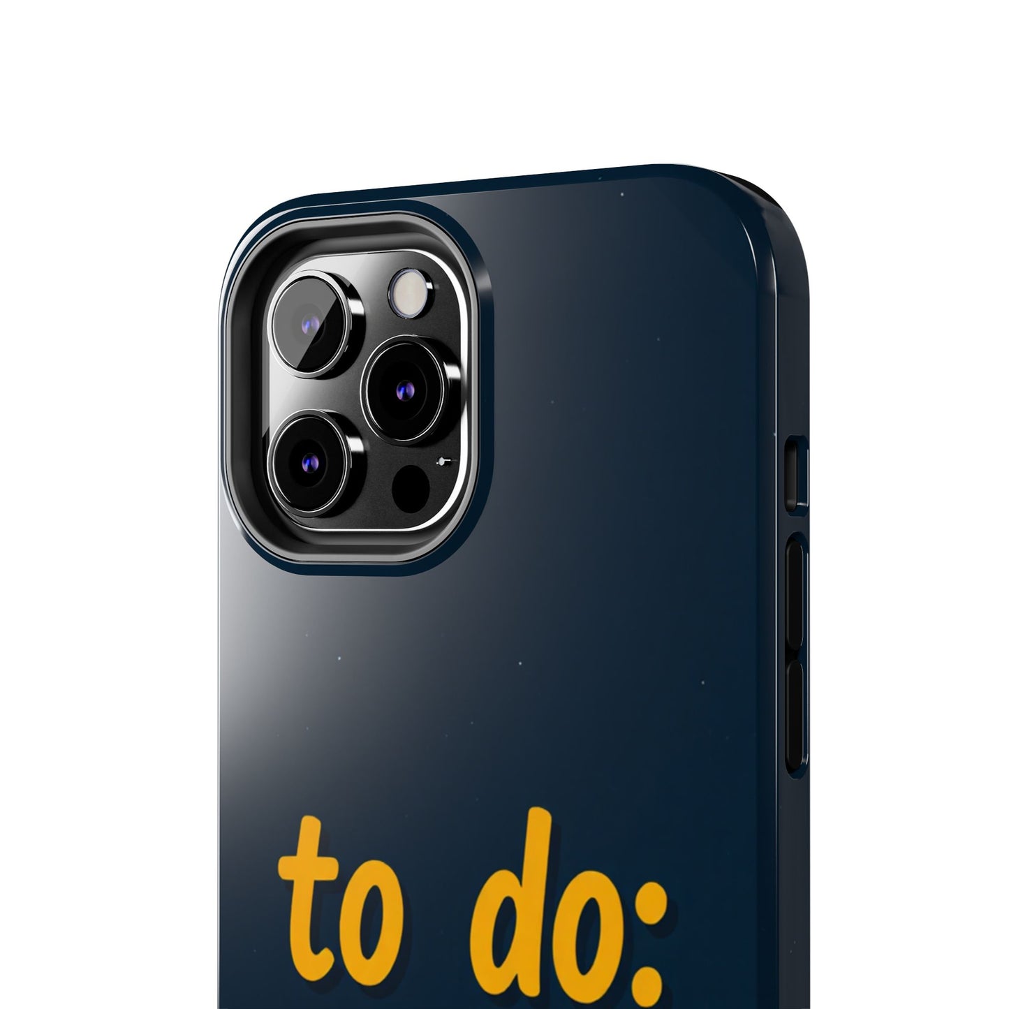 Funny Tough Phone Case - To Do: Nothing | Unique Gift for College Students, Lazy Days, Relaxation Motivation, Minimalist Phone Cover