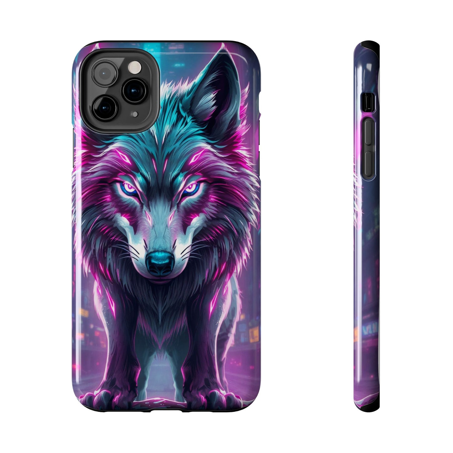 Fierce Wolf Phone Case - Tough & Vibrant Design for Animal Lovers