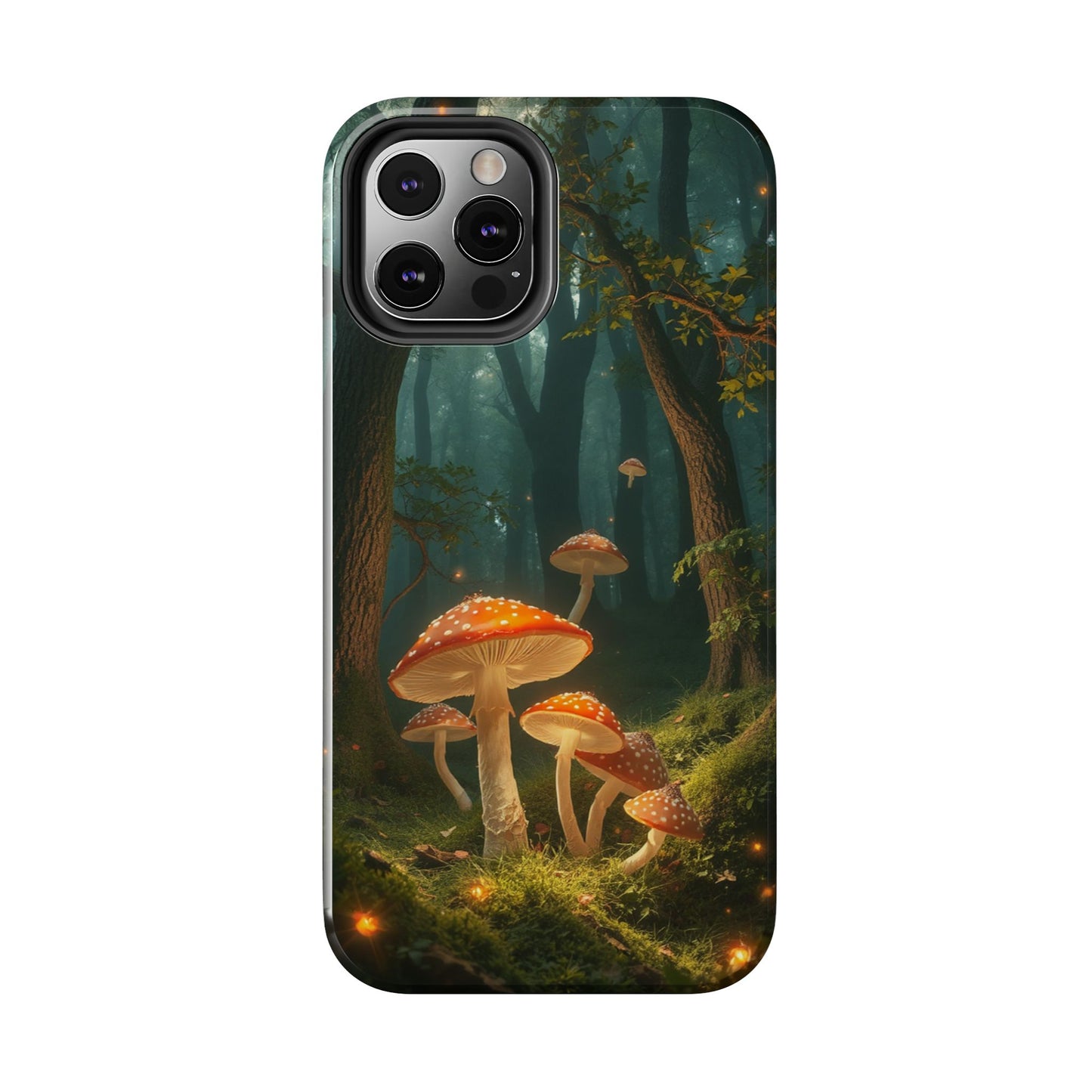 Whimsical Mushroom Tough Phone Case - Forest Fantasy Design