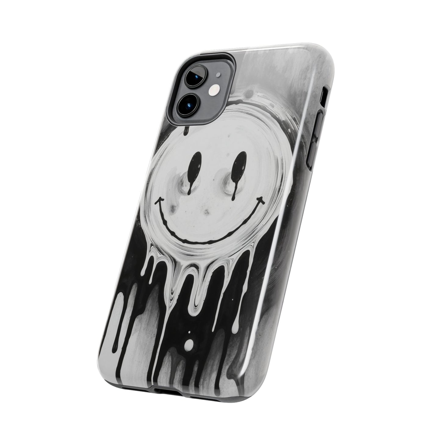 Dripping Smiley Tough Phone Case - Stylish & Durable Protection