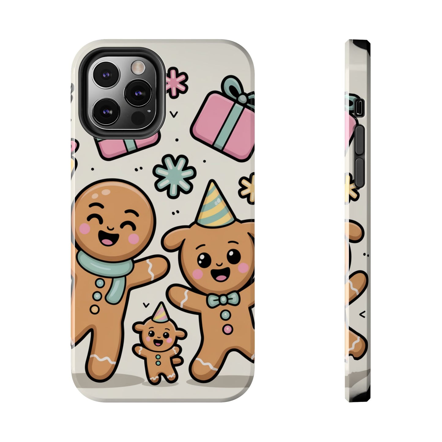 Gingerbread Family Dancing Holiday Phone Case