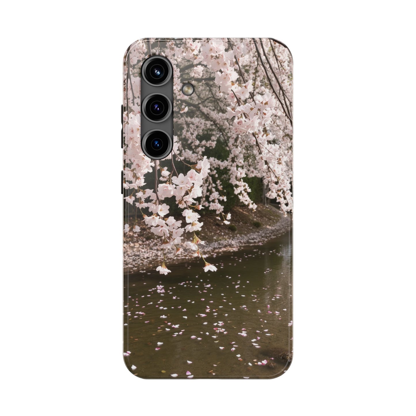 Cherry Blossom Tough Phone Cases - Durable Protection with Floral Serenity