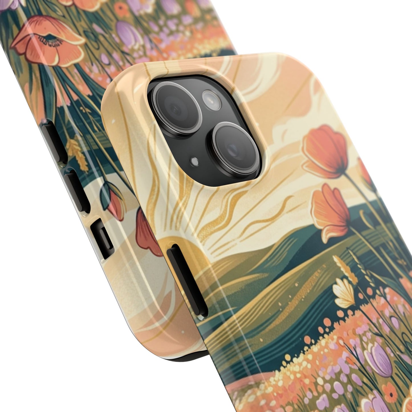 Floral Sunrise iPhone Case — Land of Flowers Design