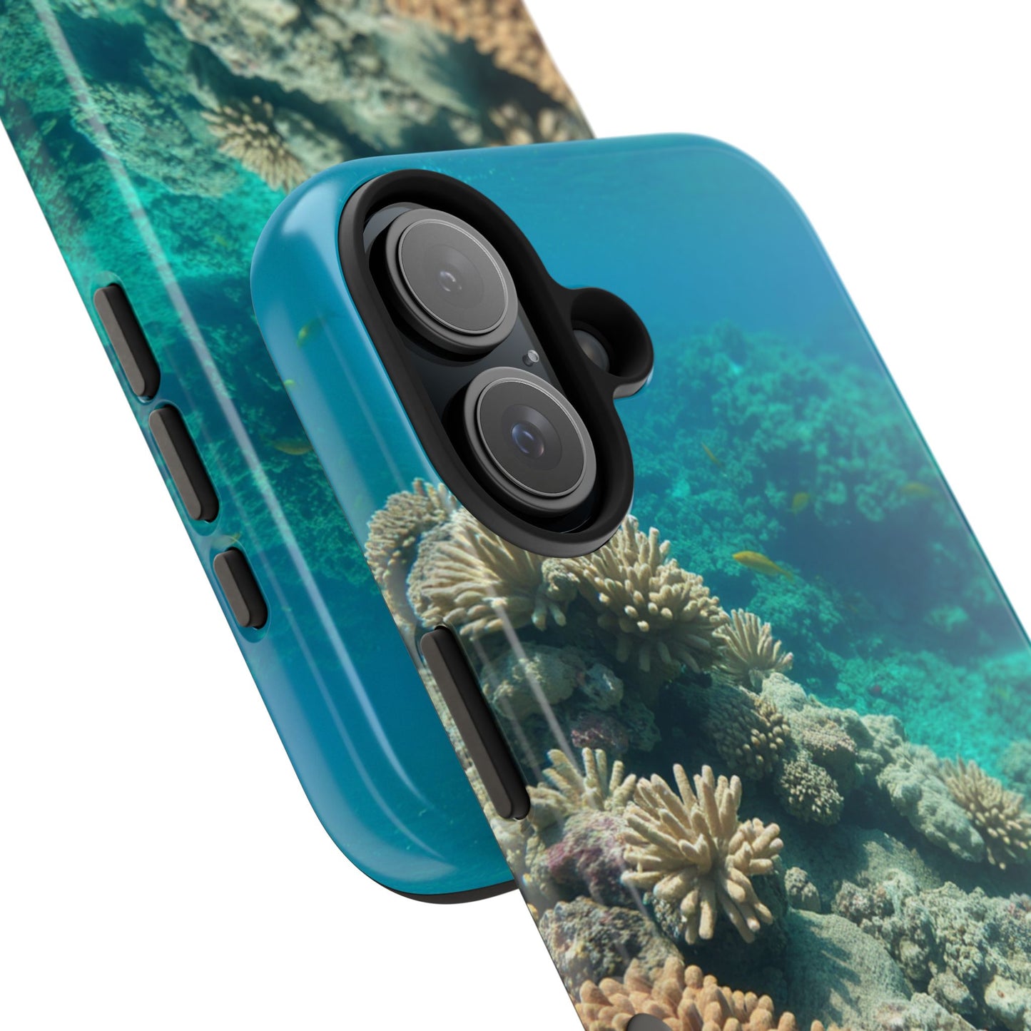 Coral Reef Tough Phone Case - Ocean Vibes Protection for Adventure Lovers