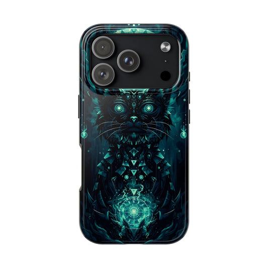 Mystical Dark Cat Phone Case - Tough Protective Cover for Cat Lovers - for iPhone