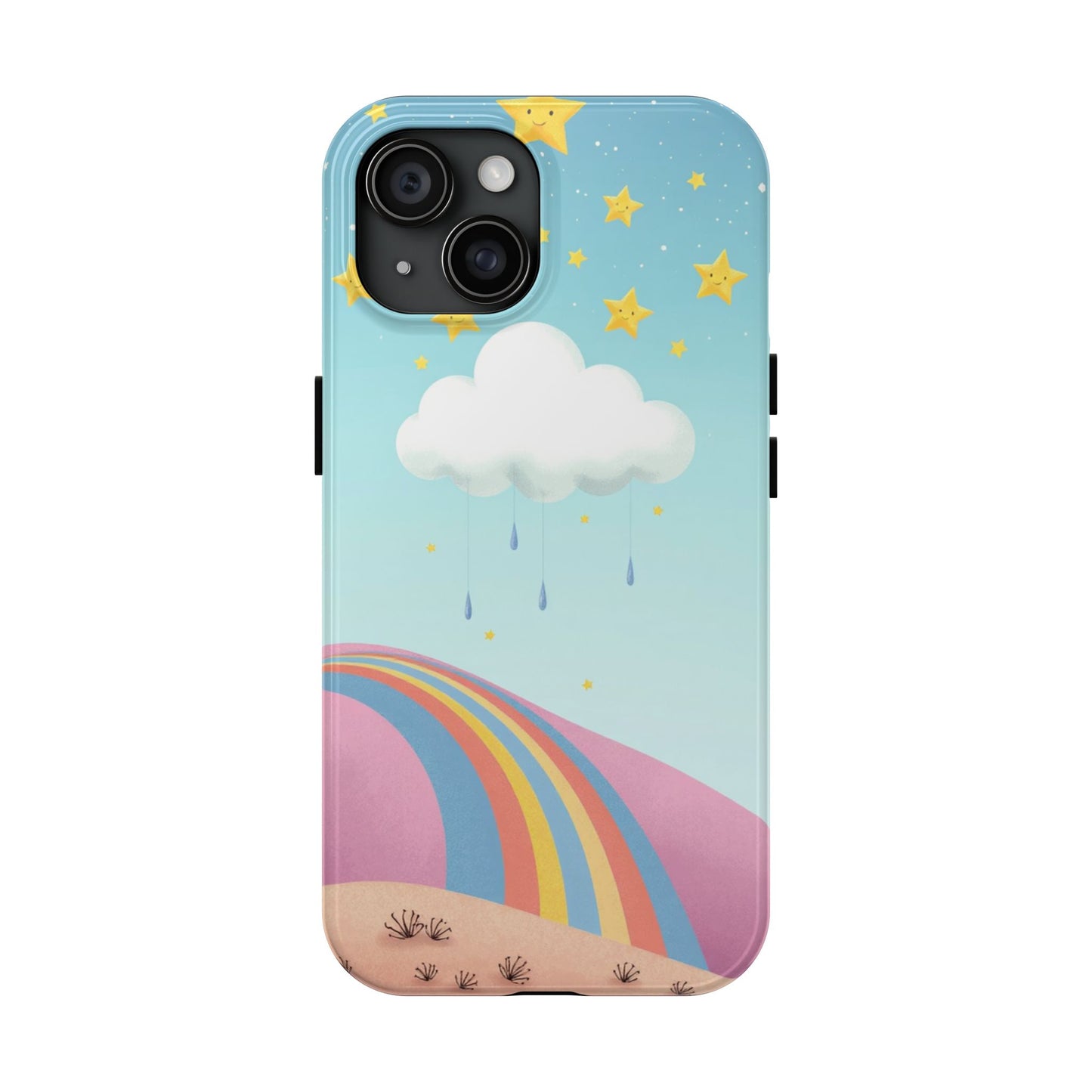 Colorful Rainbow Phone Case - Durable Tough Design for Adventurers