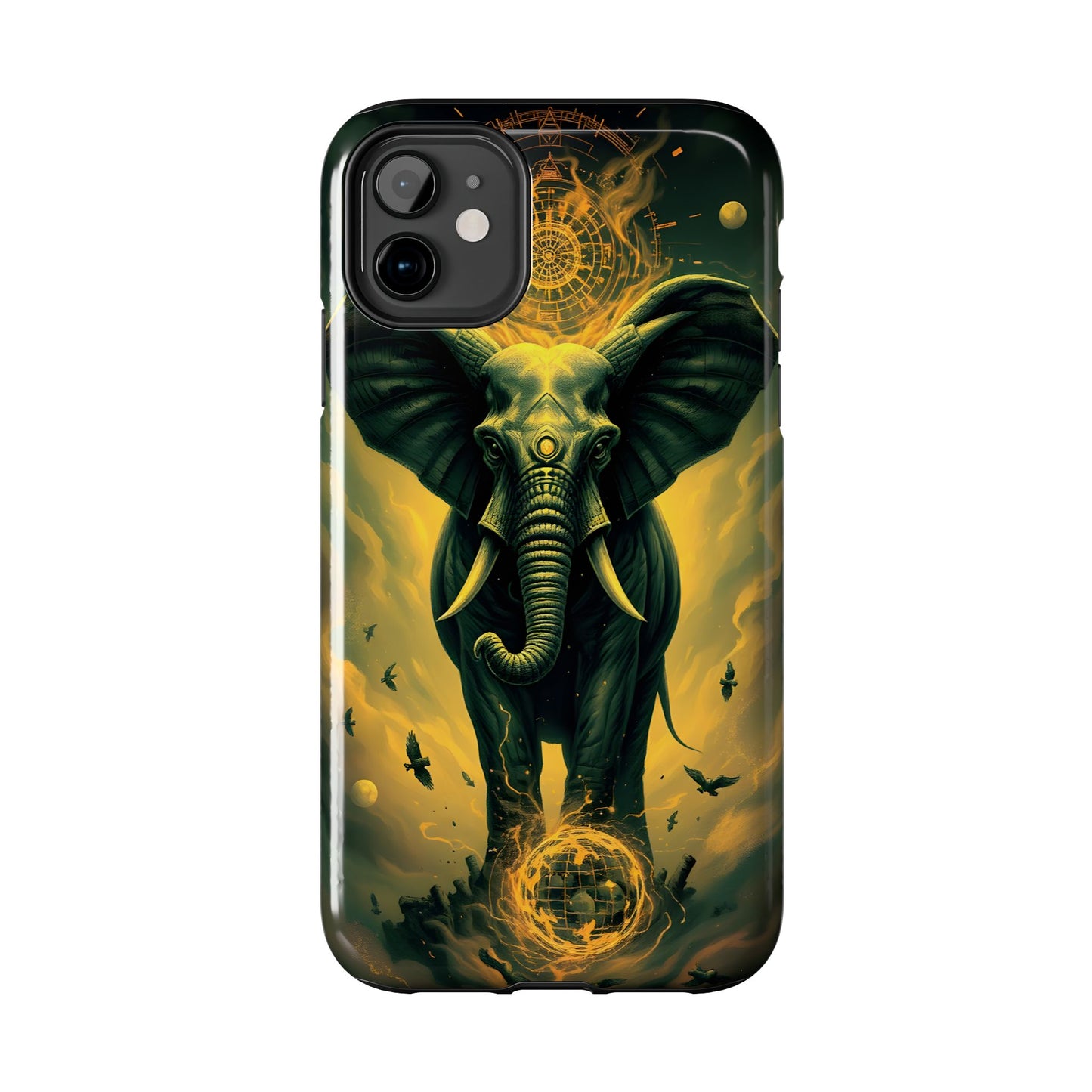 Majestic Elephant Clouds Tough Phone Case - Durable Protection with Bold Design - for iPhone