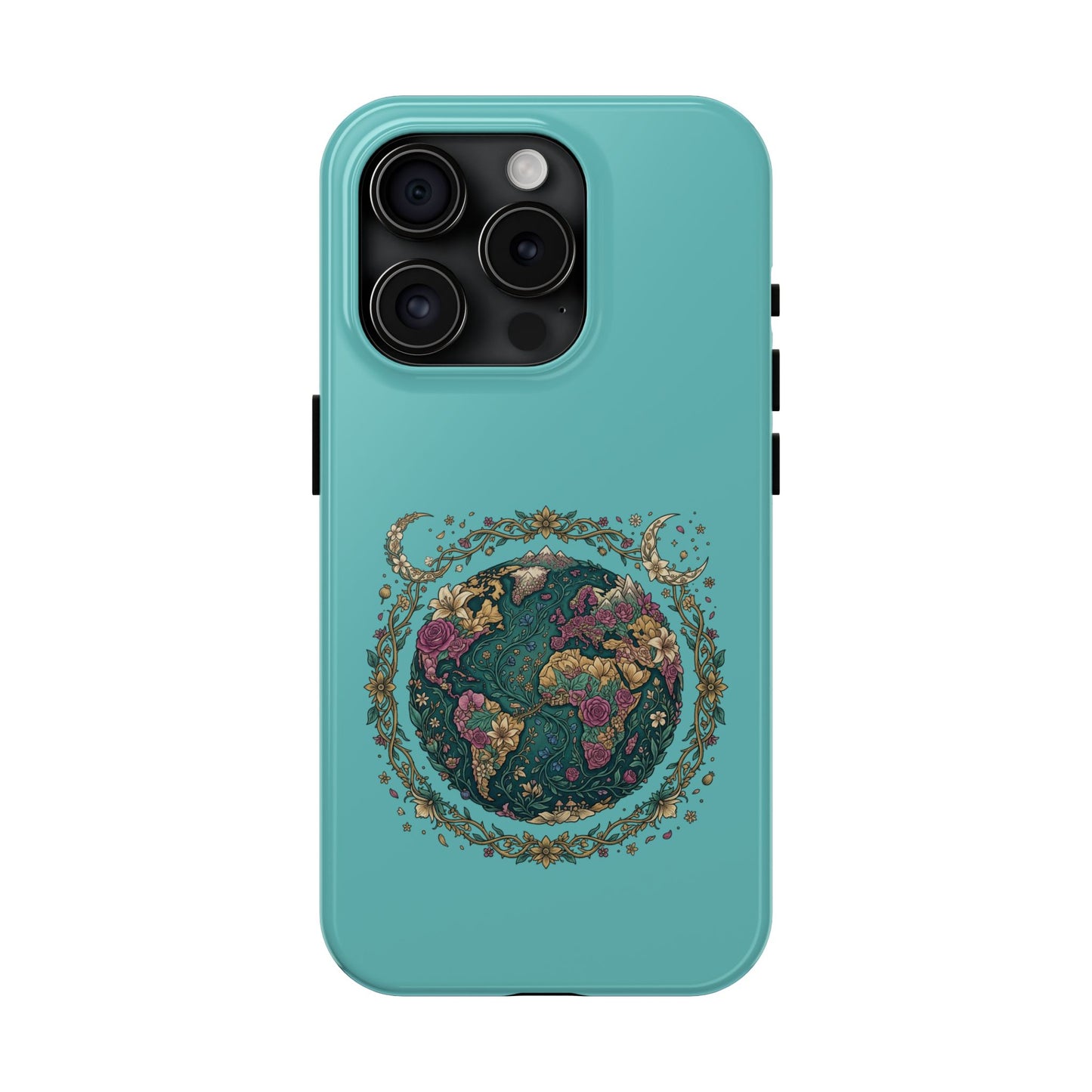 Mystical Floral Planet Phone Case — Tough Protective Phone Case