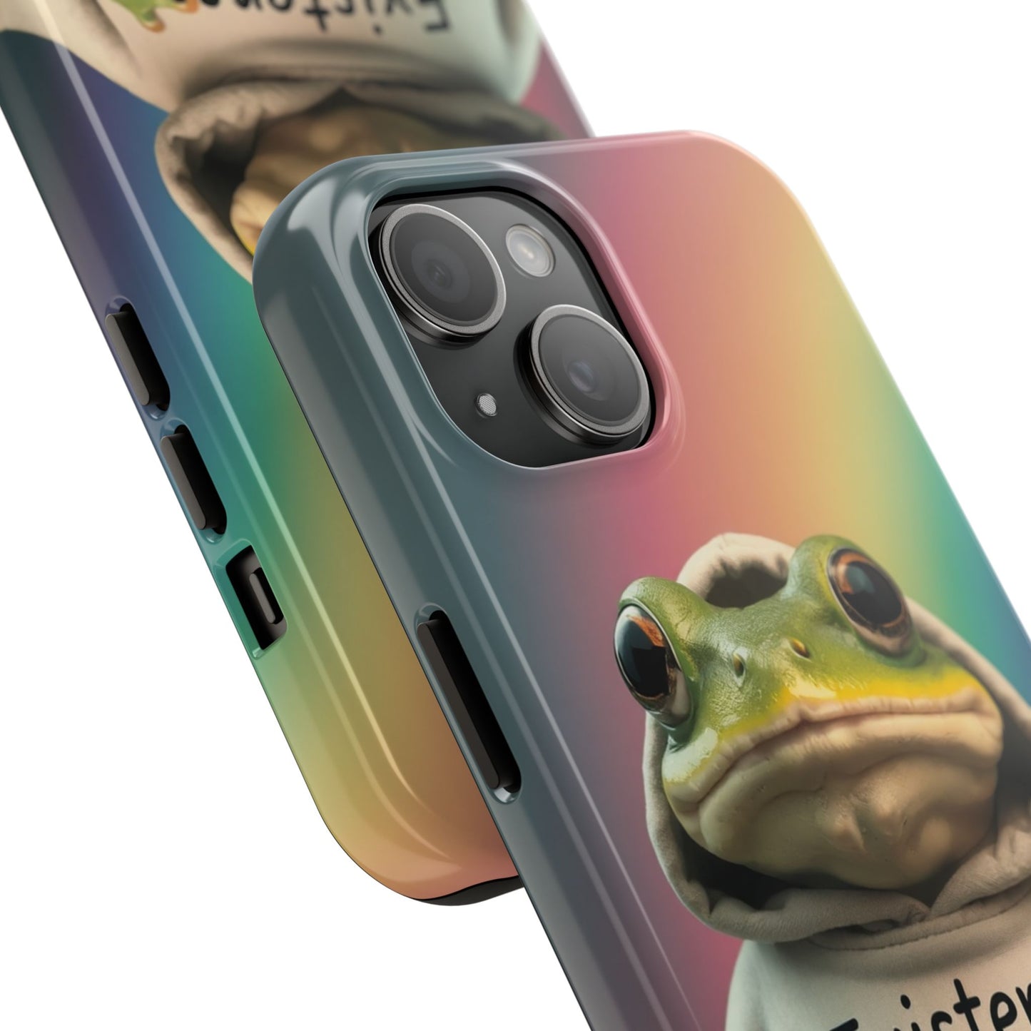 Existence is Pain Frog Phone Case - Tough & Stylish