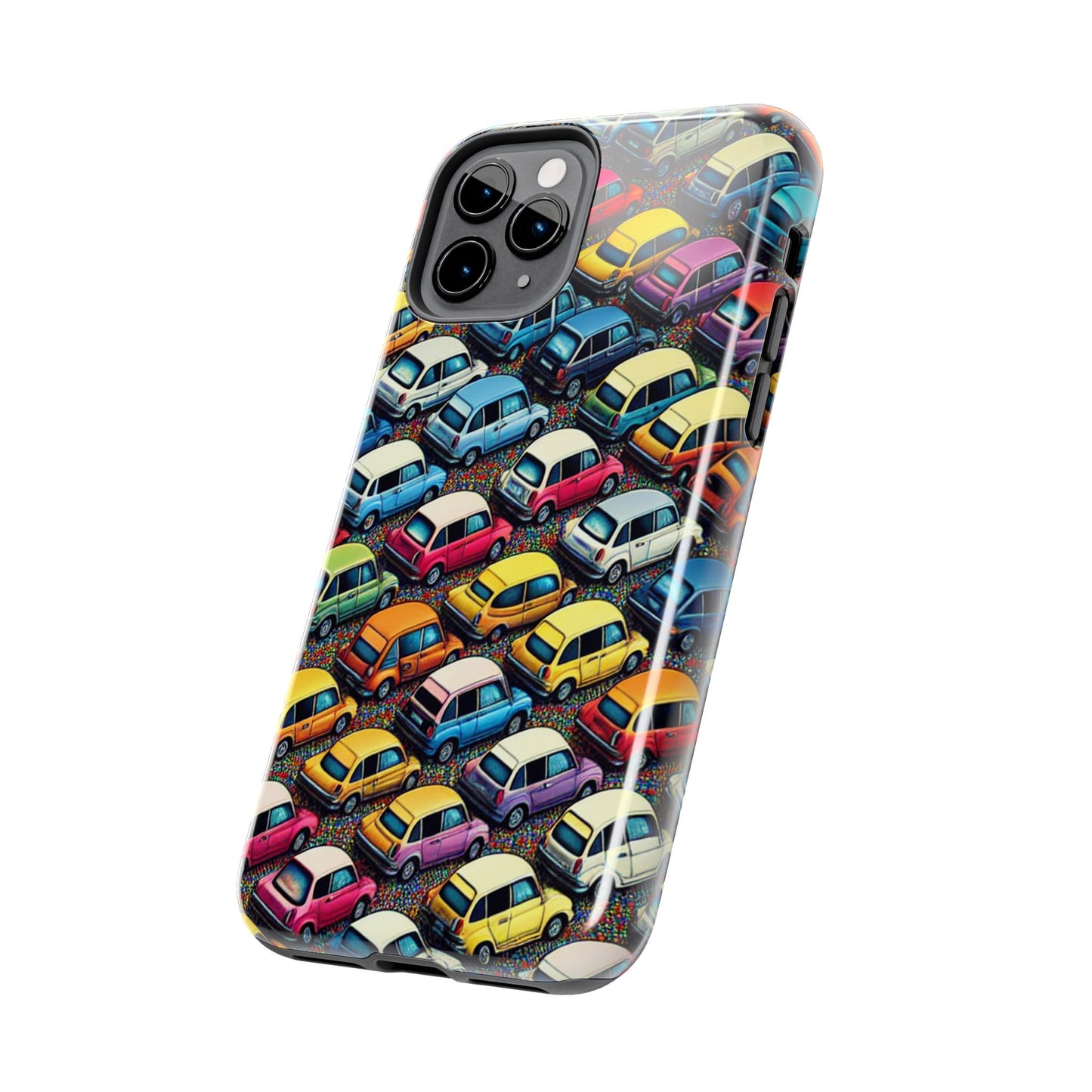 Car Phone Case - City Traffic Pattern Design - for iPhone