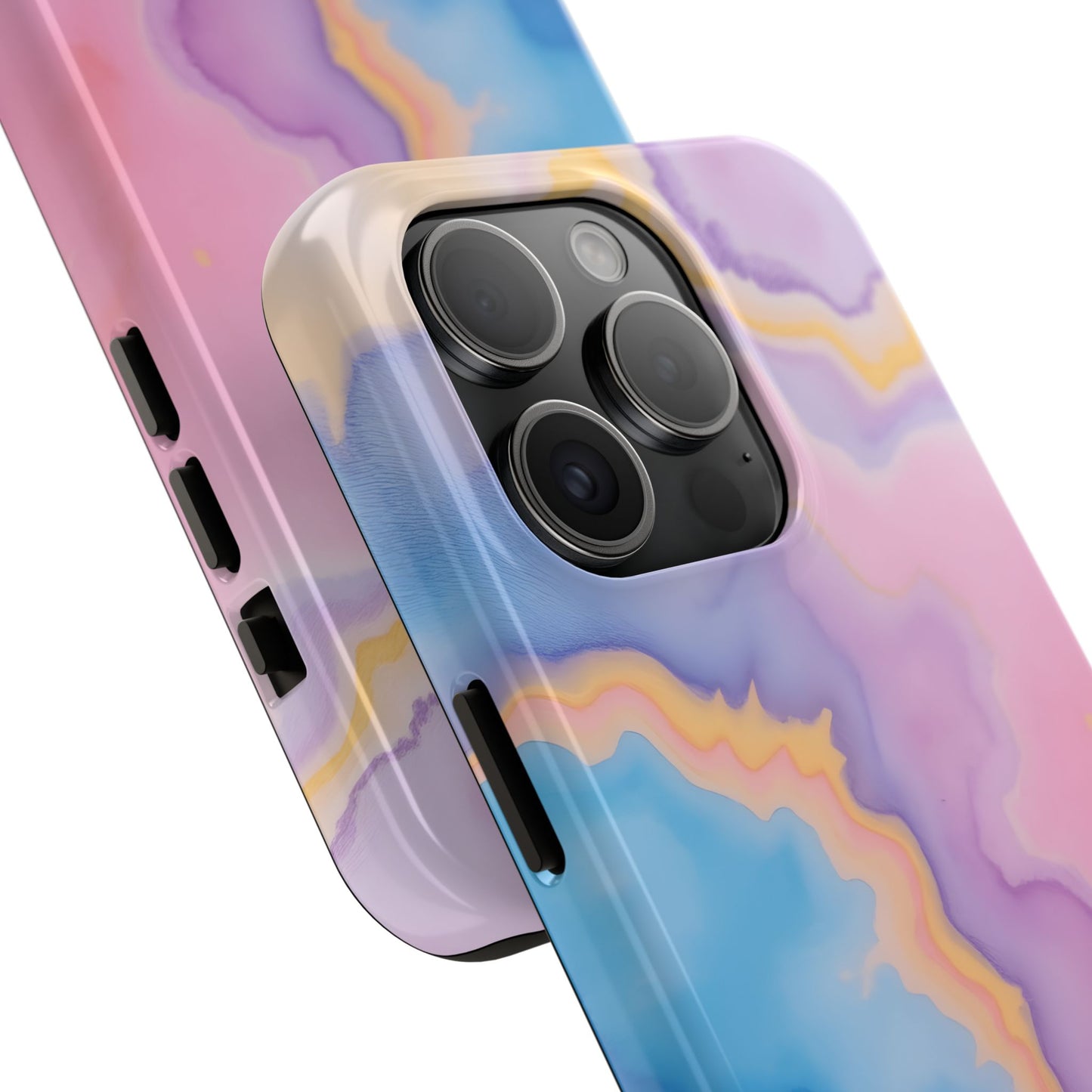 Watercolor Abstract Colors Tough Phone Case - Protective Cover for iPhone