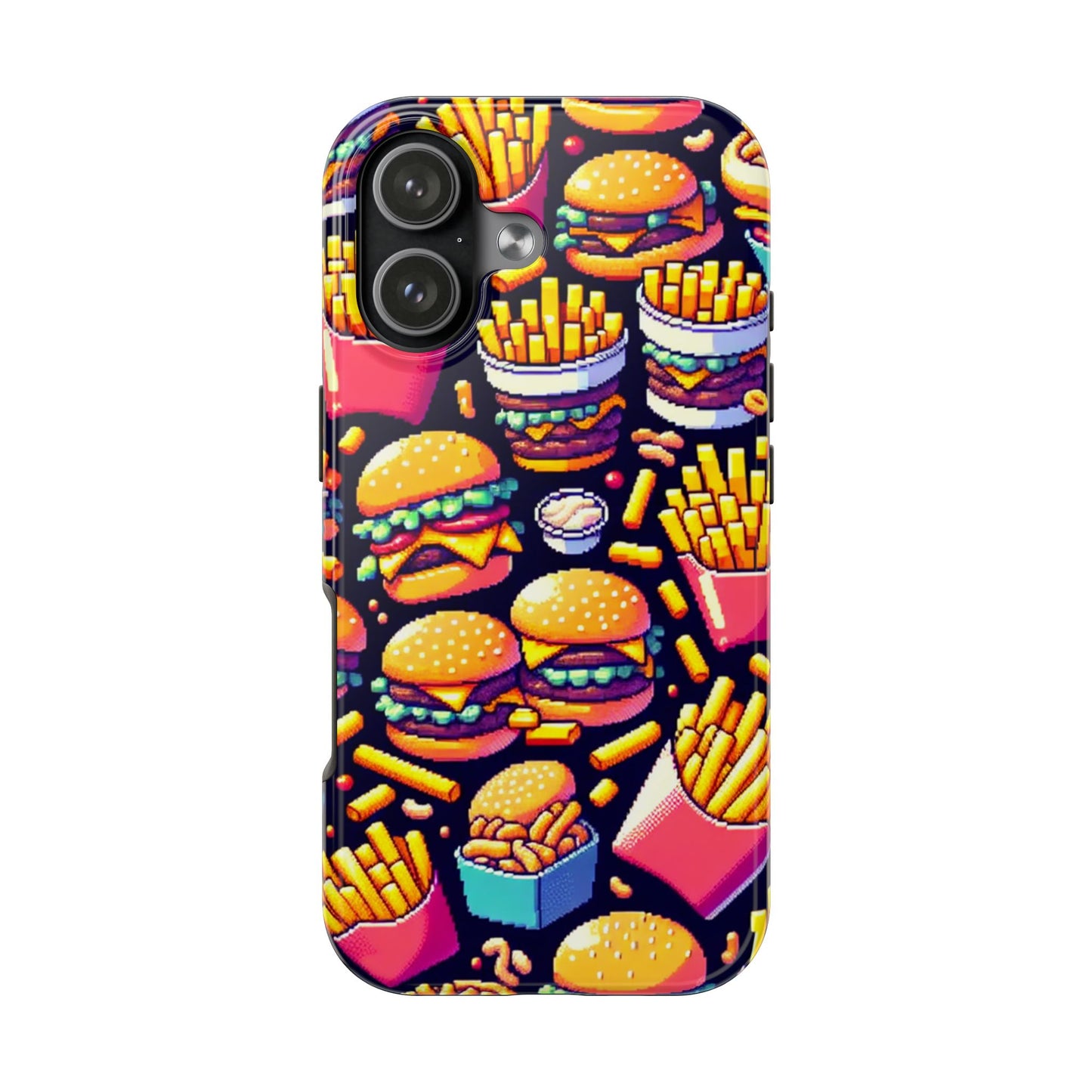 Retro Fast Food Phone Case - Tough and Durable - for iPhone
