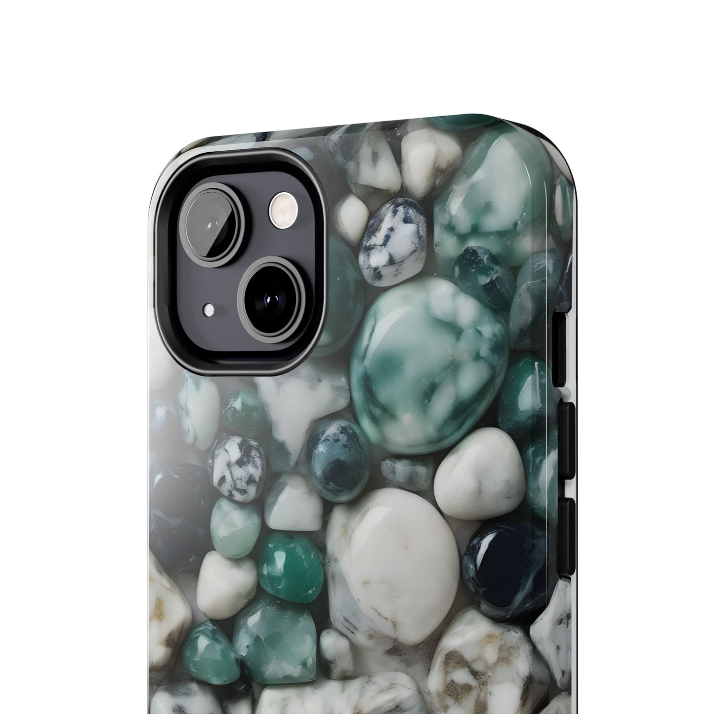 Small Rocks Pattern Tough Phone Case - Stylish & Durable Protection - for iPhone