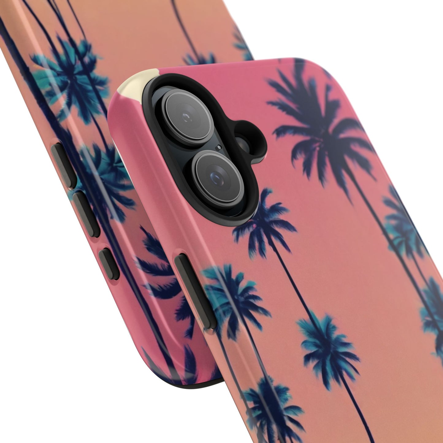 Tropical Beach Vibe Tough Phone Case - Vintage Van Design - for iPhone