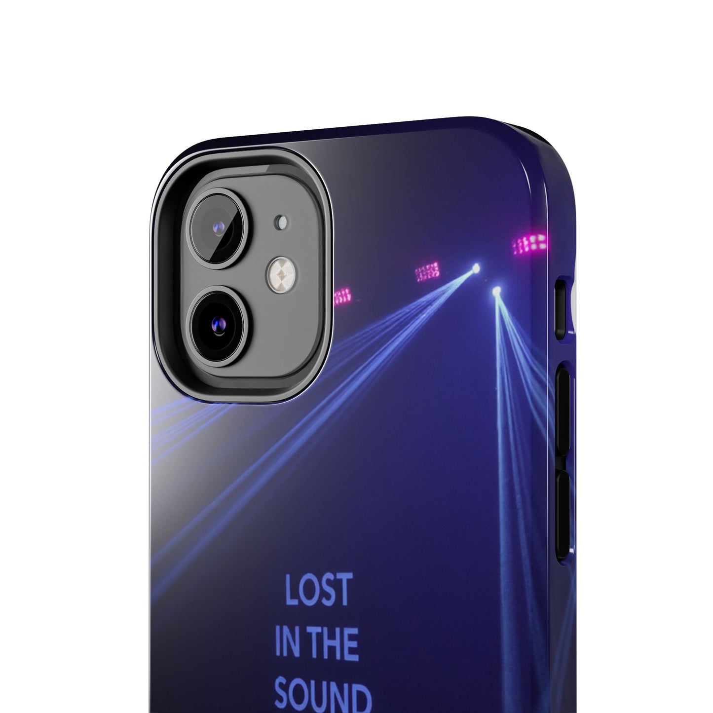 Vibrant Tough Phone Case - 'Lost in the Sound' Design for Music Lovers