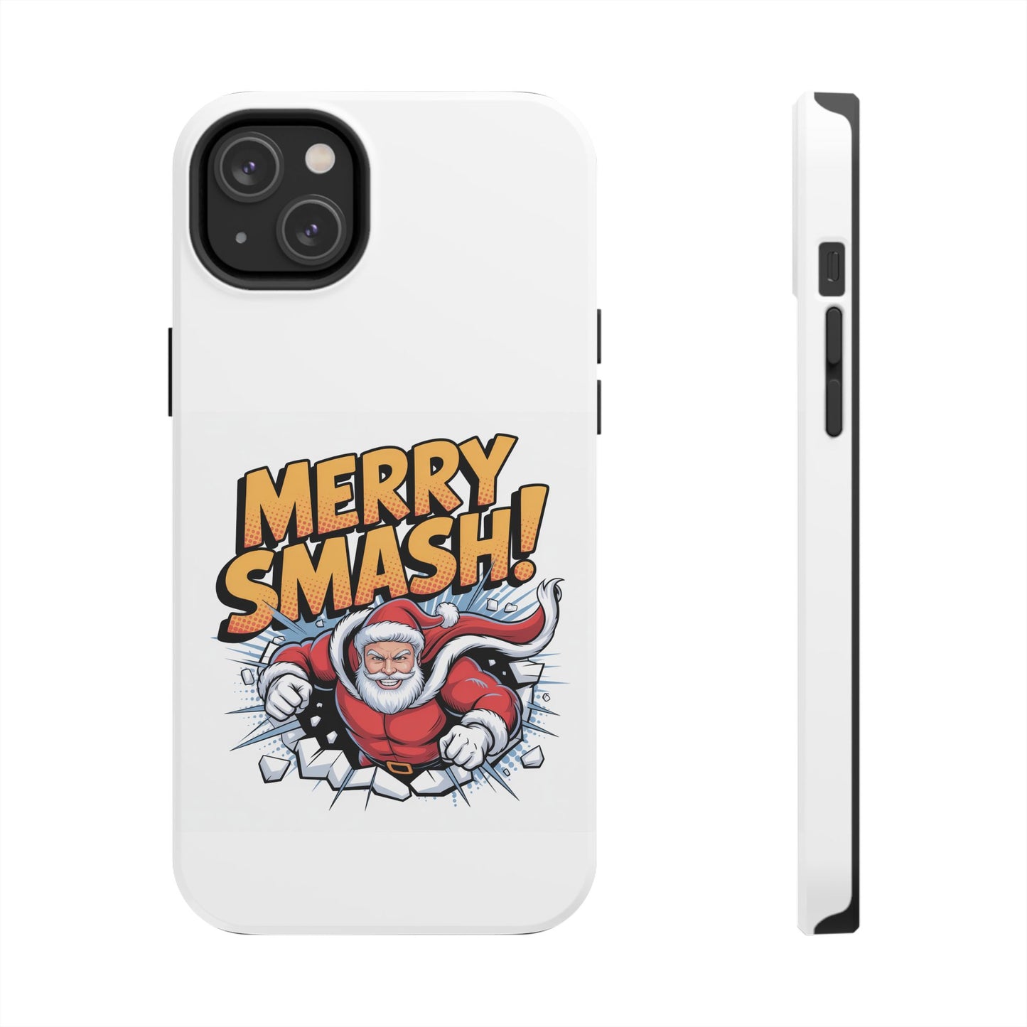 Santa Merry Smash Phone Case