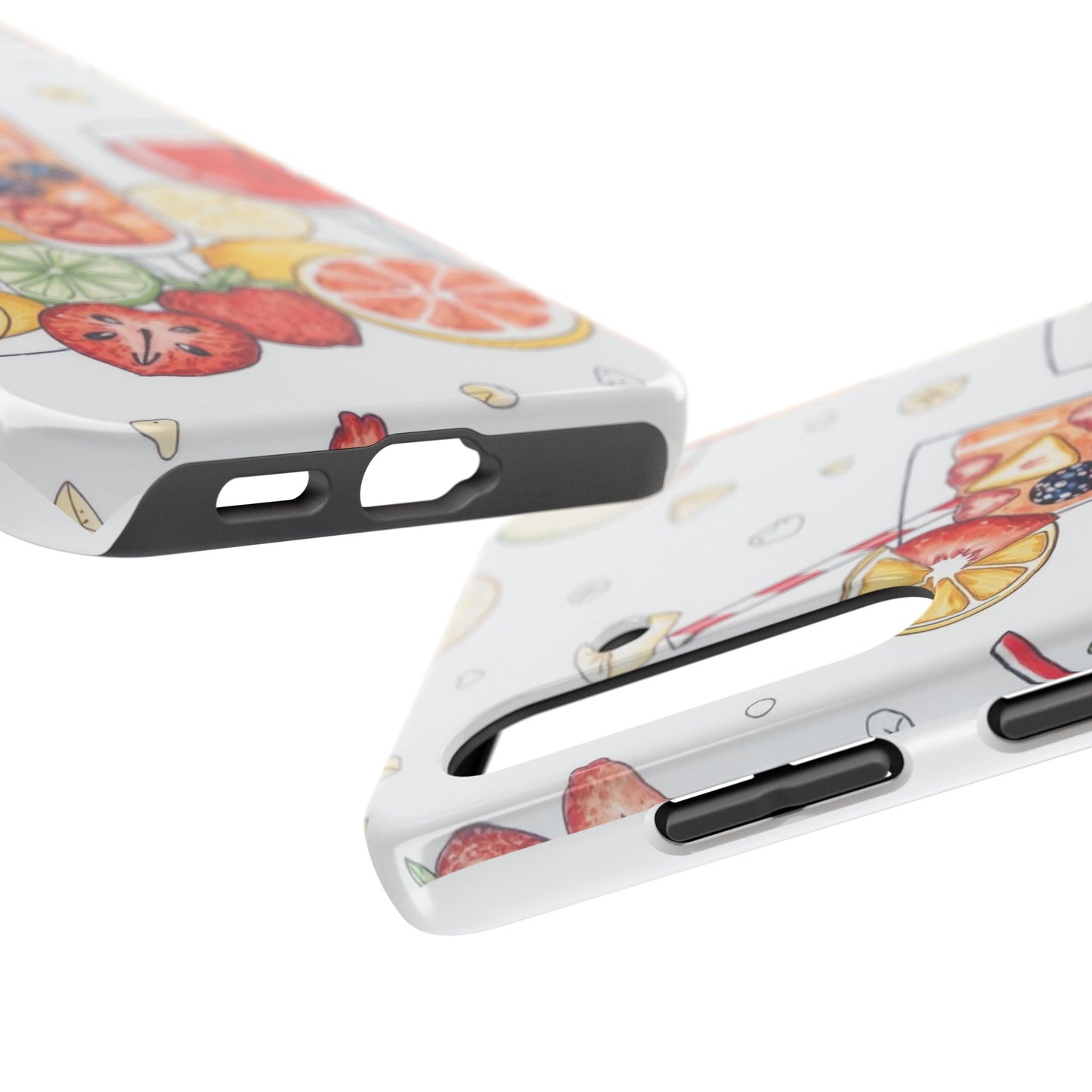 Colorful Fruit Cocktail Tough Phone Case - Perfect for Summer Vibes