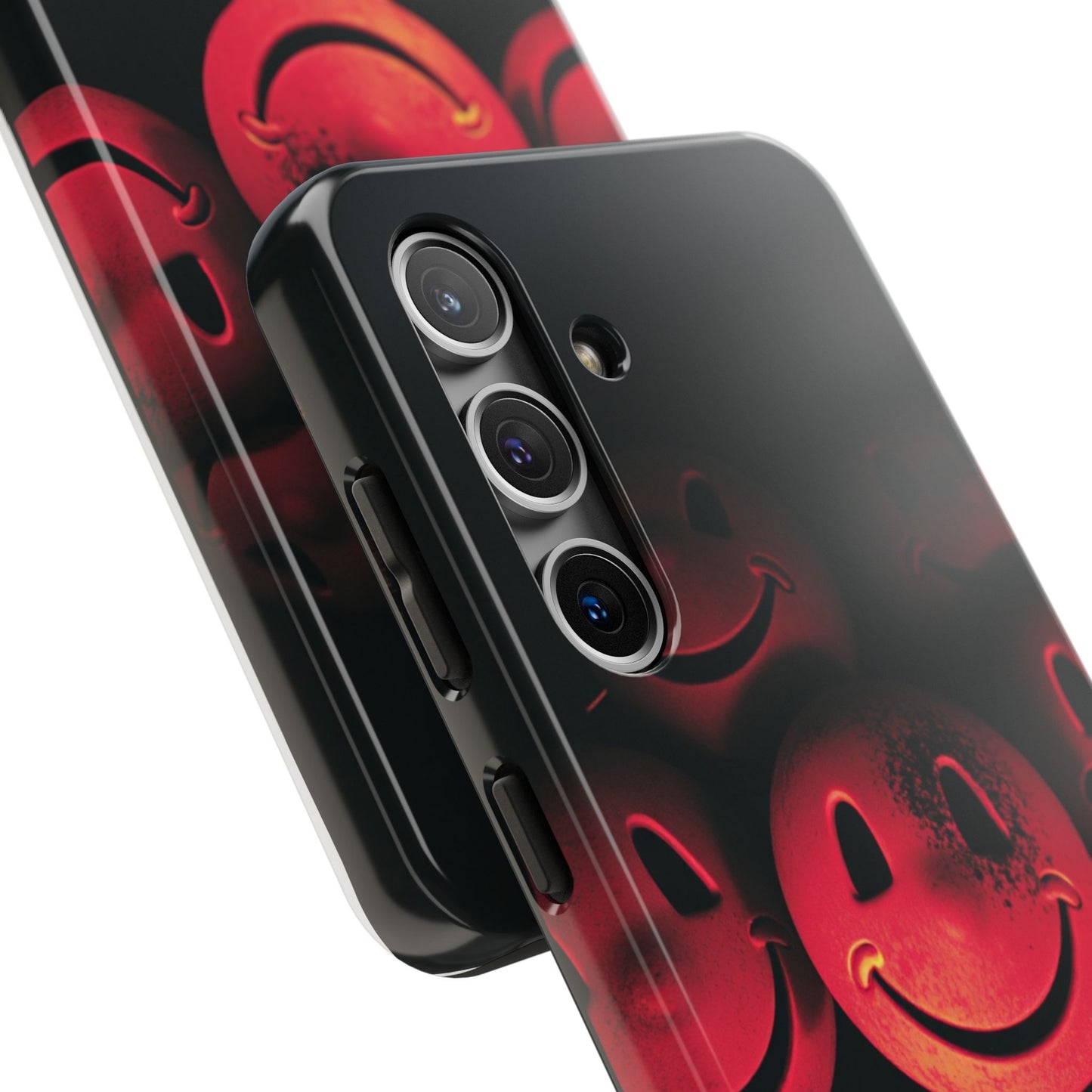 Smiley Face Tough Phone Case - Durable Protection with Fun Design