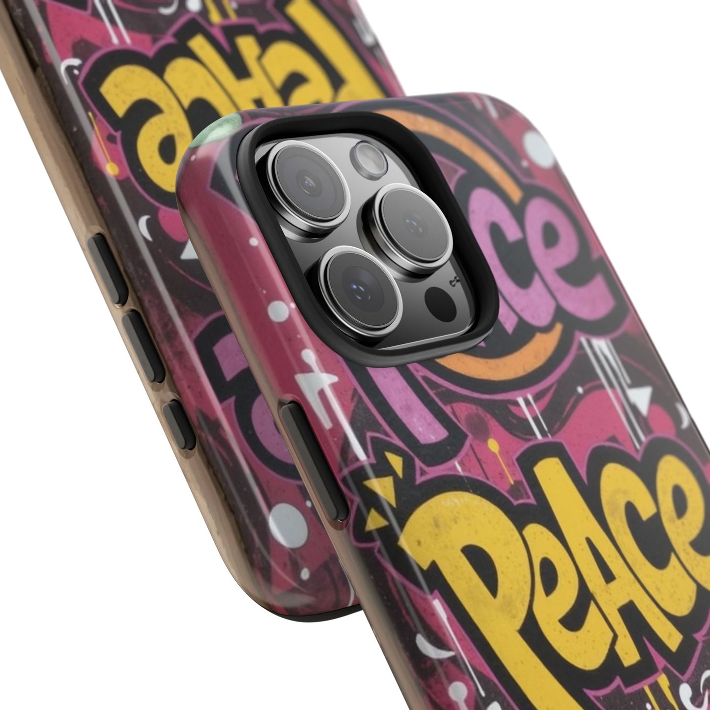 Colorful Peace Joy Tough Phone Case