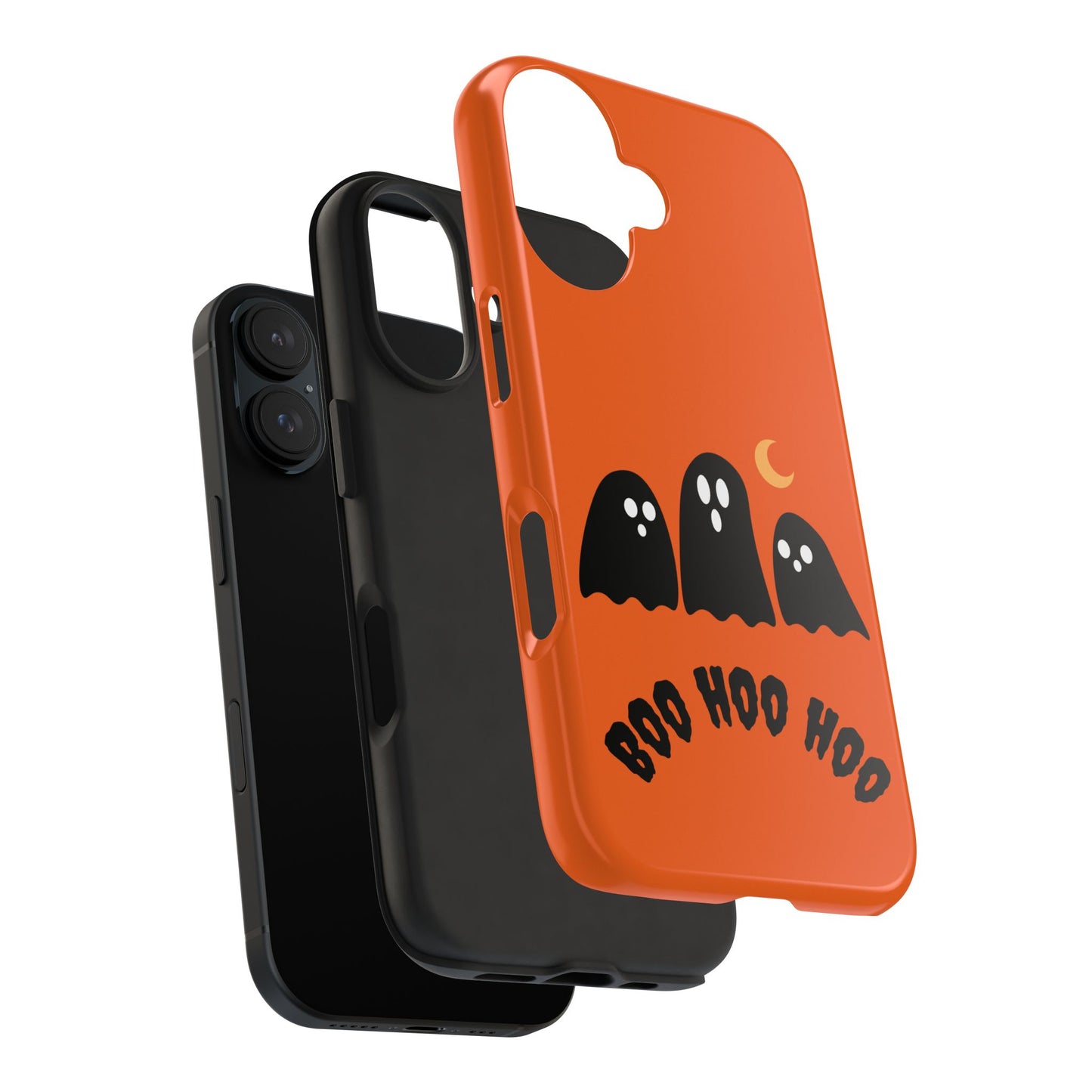 Halloween Ghost Phone Case - Boo Hoo Hoo Design - for iPhone