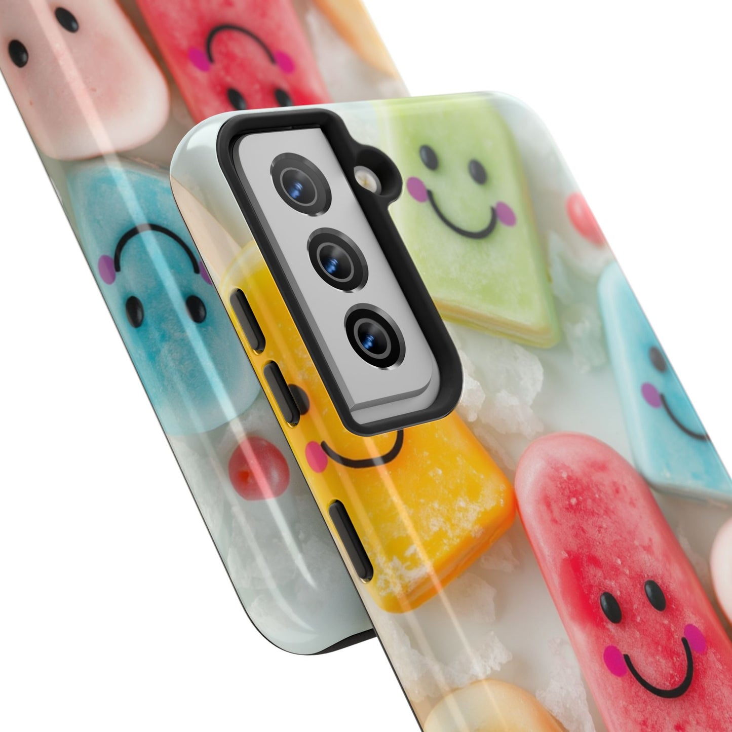 Cute Smile Popsicle Tough Phone Case - Fun Protection for Your Device