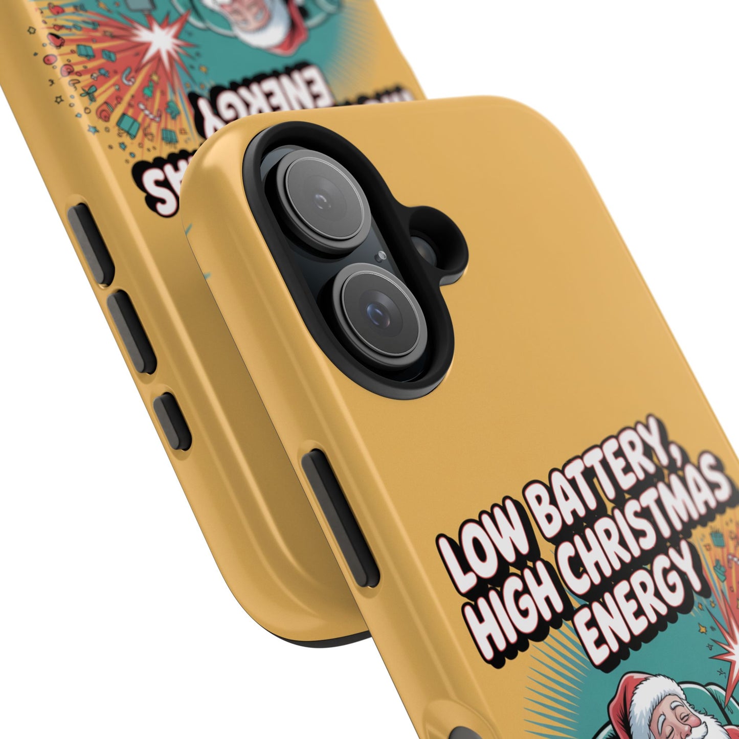 Santa Low Battery Phone Case " High Christmas Energy"