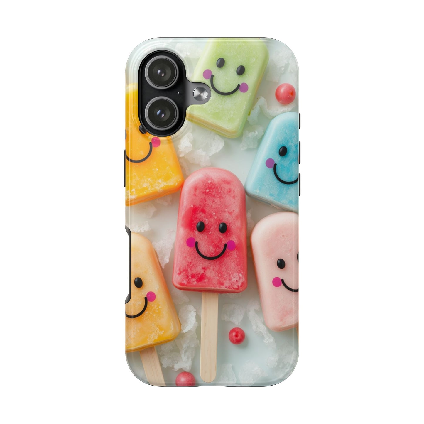 Cute Smile Popsicle Tough Phone Case - Fun Protection for Your Device
