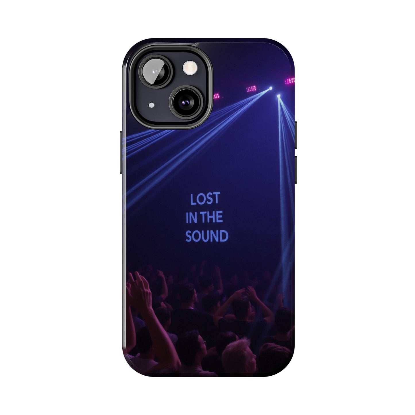 Vibrant Tough Phone Case - 'Lost in the Sound' Design for Music Lovers